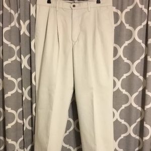 Dockers Mens Pants 36 X 34 Pleated Khaki Classic